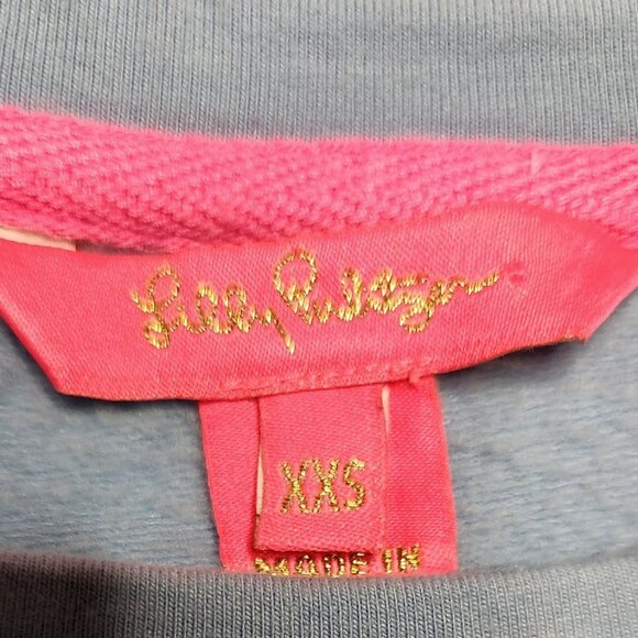 Lilly Pulitzer Sweatshirt Blue Ruffle - Picture 5 of 7